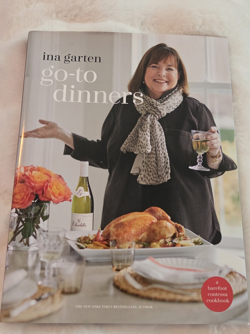 Ina Garten Go-To Dinners Cookbook - White Cover